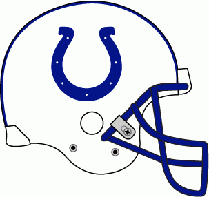 Indianapolis Colts 1995-2003 Helmet Logo iron on paper